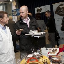 Dublin Food Producers enjoying the DFC Producer Showcase in DIT Jan 29 2015
